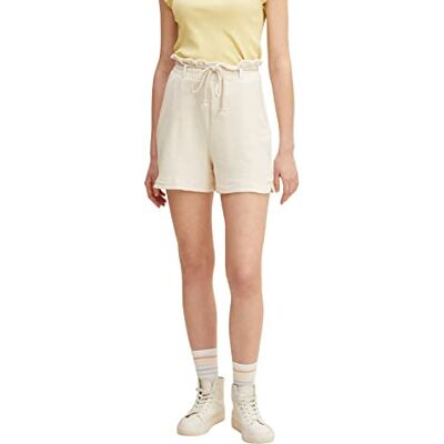 1031467 TOM TAILOR Denim Damski Szorty z dzianiny , 10354 Soft Beige Solid, S 1031467 TOM TAILOR Denim Damski Szorty z dzianiny , 10354 Soft Beige Solid, S