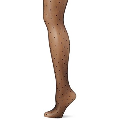 FPNATV2BLCK9OS-Black Pretty Polly Damskie rajstopy Pinspot Tights, 20 DEN, czarne (Black Black), One Size (rozmiar producenta: OS) FPNATV2BLCK9OS-Black Pretty Polly Damskie rajstopy Pinspot Tights, 20 DEN, czarne (Black Black), One Size (rozmiar producenta: OS)