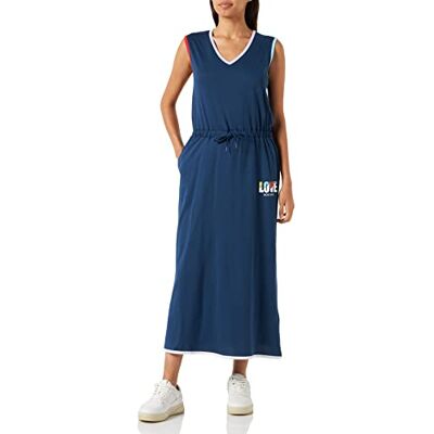 W 5 D29 01 M 3876 Love Moschino Women's Regular Fit Sleeveless Long Dress, Blue, 44 (DE), niebieski, 44 W 5 D29 01 M 3876 Love Moschino Women's Regular Fit Sleeveless Long Dress, Blue, 44 (DE), niebieski, 44