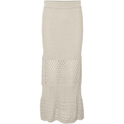 10321475 VERO MODA VMDANIA HW Ankle Skirt GA Boo, brzoza, XL 10321475 VERO MODA VMDANIA HW Ankle Skirt GA Boo, brzoza, XL