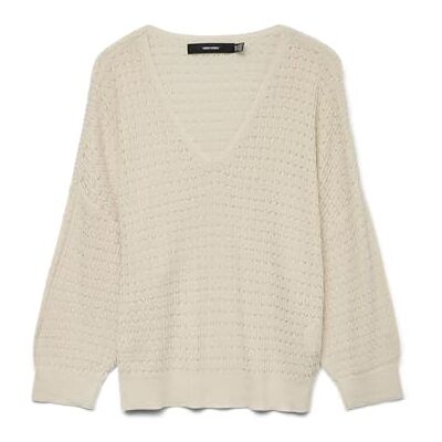10325711-4697930 Vero Moda Vmnewlexsun Stitchy 3/4 V-N Bat Pull. Ga, brzoza, L 10325711-4697930 Vero Moda Vmnewlexsun Stitchy 3/4 V-N Bat Pull. Ga, brzoza, L
