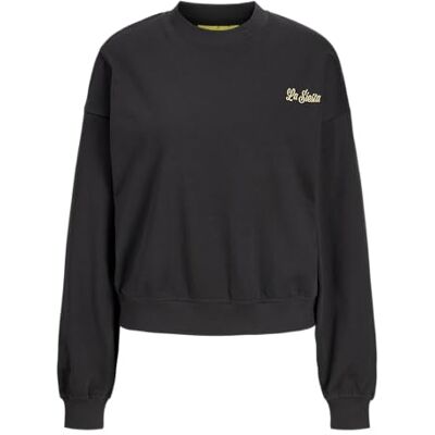 12290097-4918152 JACK & JONES Jxgia Loose Ls Print Crew SWT, Phantom, XS 12290097-4918152 JACK & JONES Jxgia Loose Ls Print Crew SWT, Phantom, XS