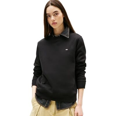 DW0DW19959BDSXL Tommy Jeans Damska bluza TJW REG S FLAG CREW DW0DW19959BDS006, czarna, XL, czarny (czarny), XL DW0DW19959BDSXL Tommy Jeans Damska bluza TJW REG S FLAG CREW DW0DW19959BDS006, czarna, XL, czarny (czarny), XL