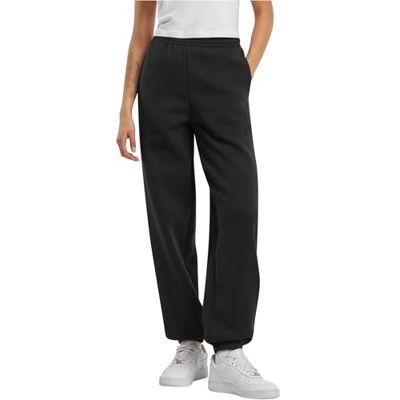 BY291 Build Your Brand Damskie spodnie sportowe Fluffy Sweatpants, luźne spodnie do biegania w luźnym kroju, rozmiary XS 5XL, czarny, XXL BY291 Build Your Brand Damskie spodnie sportowe Fluffy Sweatpants, luźne spodnie do biegania w luźnym kroju, rozmiary XS 5XL, czarny, XXL