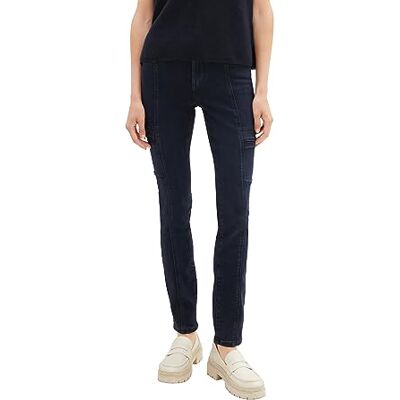 1039971 TOM TAILOR Damskie dżinsy Alexa Slim, 10173 – Dark Stone Blue Black Denim, 30W / 32L 1039971 TOM TAILOR Damskie dżinsy Alexa Slim, 10173 – Dark Stone Blue Black Denim, 30W / 32L