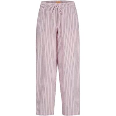 12287767-4971997 JACK & JONES Jxzoe Seersucker Mw Barel Pant WVN Ln, różowy (pink lady), M 12287767-4971997 JACK & JONES Jxzoe Seersucker Mw Barel Pant WVN Ln, różowy (pink lady), M