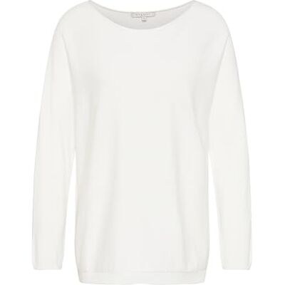 W9809-53989 bugatti Damski sweter okrągły dekolt, ecru-20, XL W9809-53989 bugatti Damski sweter okrągły dekolt, ecru-20, XL