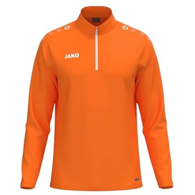 8600 JAKO Unisex Ziptop One, neonowy pomarańczowy, M 8600 JAKO Unisex Ziptop One, neonowy pomarańczowy, M