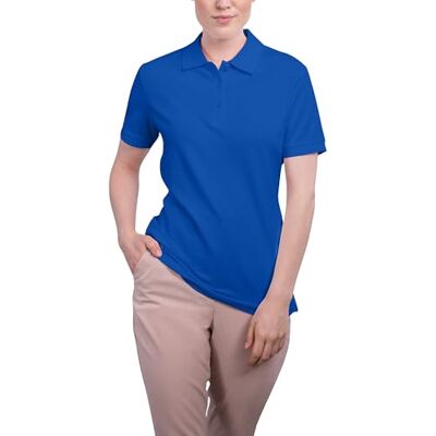 602.38-05-royalblue HRM Damska luksusowa koszulka polo ze stretchu, jakość premium, 95% bawełny i 5% elastanu, koszulka polo basic, nadaje się do prania w temperaturze do 40°C, trwałe kolory, wysokiej jakości i 602.38-05-royalblue HRM Damska luksusowa koszulka polo ze stretchu, jakość premium, 95% bawełny i 5% elastanu, koszulka polo basic, nadaje się do prania w temperaturze do 40°C, trwałe kolory, wysokiej jakości i