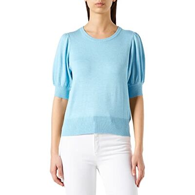 MI3939 Minus Liva Knit Tee T-Shirt damski, 5013 Pasific Blue Melange, XXL MI3939 Minus Liva Knit Tee T-Shirt damski, 5013 Pasific Blue Melange, XXL