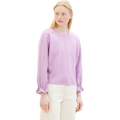 1039339 TOM TAILOR Denim Bluza damska, 12957 – wrzosowy fiolet, XL 1039339 TOM TAILOR Denim Bluza damska, 12957 – wrzosowy fiolet, XL