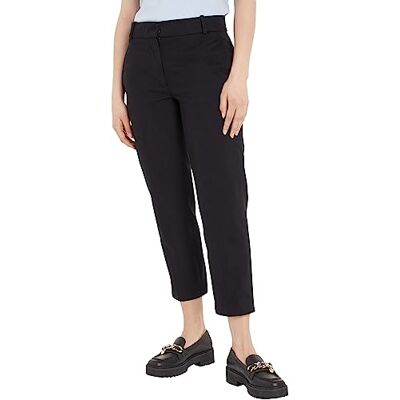WW0WW39866 Tommy Hilfiger Essential Slim Straight CO Chino czarny, Czarny, 60 WW0WW39866 Tommy Hilfiger Essential Slim Straight CO Chino czarny, Czarny, 60