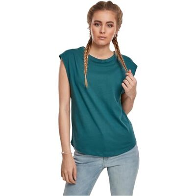 TB3406 Urban Classics Damski T-Shirt Ladies Basic Shaped Tee, Basic T-Shirt dla kobiet ze skróconymi r?kawami w 6 kolorach, rozmiary XS-5XL, morski, 5XL TB3406 Urban Classics Damski T-Shirt Ladies Basic Shaped Tee, Basic T-Shirt dla kobiet ze skróconymi r?kawami w 6 kolorach, rozmiary XS-5XL, morski, 5XL