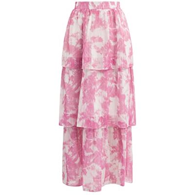 19323133-QI01 qisha Damska spódnica maxi, Rosa, S 19323133-QI01 qisha Damska spódnica maxi, Rosa, S