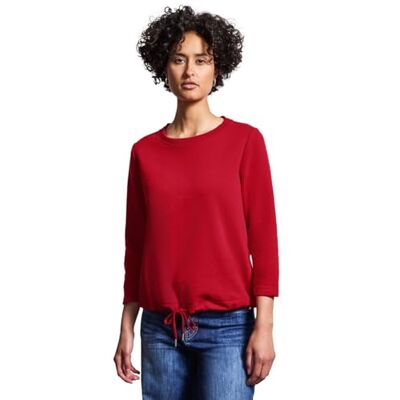 3015612 Street One Bluza damska w jednolitym kolorze, czerwony (Glory Red), 36 3015612 Street One Bluza damska w jednolitym kolorze, czerwony (Glory Red), 36
