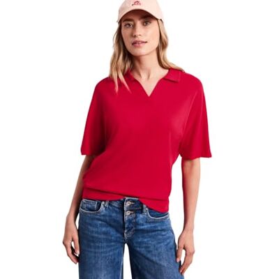 A325255 Street One Koszulka polo z elastycznym ściągaczem Salsa Red 34 A325255 Street One Koszulka polo z elastycznym ściągaczem Salsa Red 34