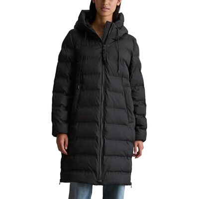 5000006300 Marc OPolo Denim damski płaszcz puchowy z kapturem, lekki, czarny (czarny), XXS 5000006300 Marc OPolo Denim damski płaszcz puchowy z kapturem, lekki, czarny (czarny), XXS