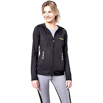 SWEATSHIRT GIPARA FITNESS Damska bluza z kapturem, czarny, XS SWEATSHIRT GIPARA FITNESS Damska bluza z kapturem, czarny, XS
