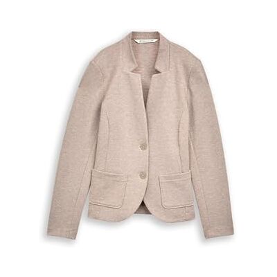 1038703 TOM TAILOR Damska marynarka, 38330 Soft Taupe Melange, L 1038703 TOM TAILOR Damska marynarka, 38330 Soft Taupe Melange, L