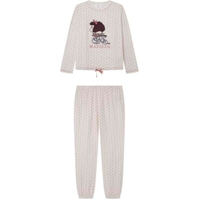 Women'secret Długa piżama damska Multilicense Fall Pyjamas, Fuksja, XL Women'secret Długa piżama damska Multilicense Fall Pyjamas, Fuksja, XL