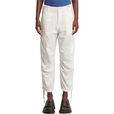 D26144-D454-G377 G-STAR Cropped Cargo Wmn Pants damskie spodnie, Biały (Lt Chalk Gd ), 30W D26144-D454-G377 G-STAR Cropped Cargo Wmn Pants damskie spodnie, Biały (Lt Chalk Gd ), 30W
