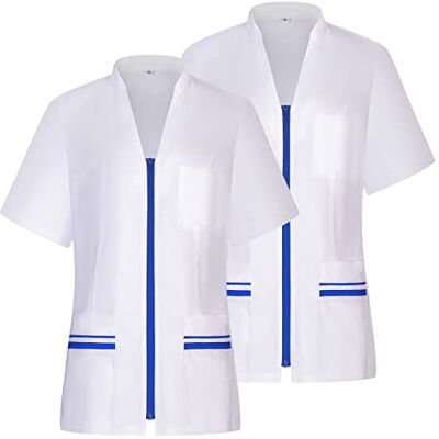 MZ-2-712 MISEMIYA Pakiety 2 Sztuk Koszula Sanitarna Kobieta Mundur sanitarny Mundur HOSTELERIA 712, Royal Blue 21, XXL MZ-2-712 MISEMIYA Pakiety 2 Sztuk Koszula Sanitarna Kobieta Mundur sanitarny Mundur HOSTELERIA 712, Royal Blue 21, XXL