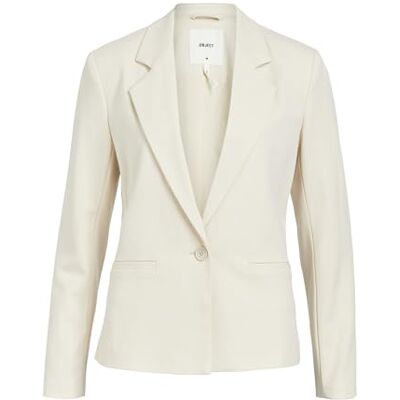 23043420 OBJECT Damska marynarka Objlisa L/S Button Blazer Noos krótka marynarka, Sandshell., 34 23043420 OBJECT Damska marynarka Objlisa L/S Button Blazer Noos krótka marynarka, Sandshell., 34