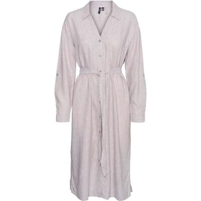 10310738-4654002 Vmlinn Loose Calf Shirt WVN Noos, Moon Rock, XS 10310738-4654002 Vmlinn Loose Calf Shirt WVN Noos, Moon Rock, XS