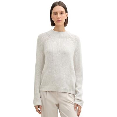 1044083 TOM TAILOR Sweter damski, 36500 Morning Grey Melange, XXL 1044083 TOM TAILOR Sweter damski, 36500 Morning Grey Melange, XXL