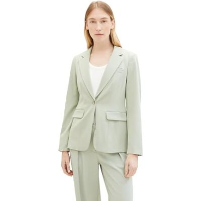 1040327 TOM TAILOR Damska marynarka, 34895 zielony (Desert Green), 32 1040327 TOM TAILOR Damska marynarka, 34895 zielony (Desert Green), 32