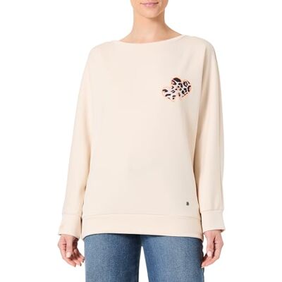 WSW00180 KEY LARGO Bluza damska WSW Leopard Round, beżowy (1004), XL WSW00180 KEY LARGO Bluza damska WSW Leopard Round, beżowy (1004), XL