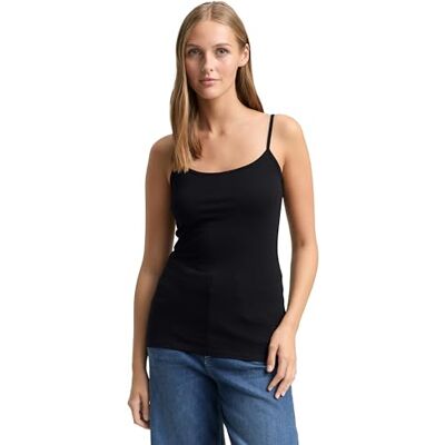 1050752 TOM TAILOR Denim Top damski, 14482 – Deep Black, L 1050752 TOM TAILOR Denim Top damski, 14482 – Deep Black, L
