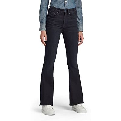 D01541-C830-C596 G-STAR RAW 3301 Skinny High Waist Flare Dżins Kobiety, Niebieski (Worn in Deep Water C830-C596), 25W / 32L D01541-C830-C596 G-STAR RAW 3301 Skinny High Waist Flare Dżins Kobiety, Niebieski (Worn in Deep Water C830-C596), 25W / 32L