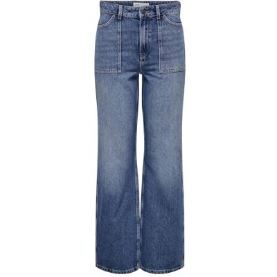 15308196-4353839 JDY MAYA DNM NOOS dżinsy z wysokim stanem, niebieski (medium blue denim), S x 32L 15308196-4353839 JDY MAYA DNM NOOS dżinsy z wysokim stanem, niebieski (medium blue denim), S x 32L