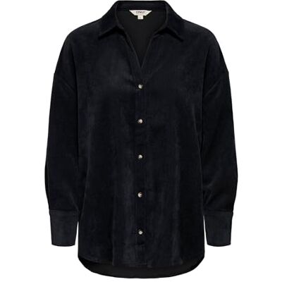 15360119-4957591 Onlmarike Life L/S Cord Loose Shirt PNT, czarny, XL 15360119-4957591 Onlmarike Life L/S Cord Loose Shirt PNT, czarny, XL