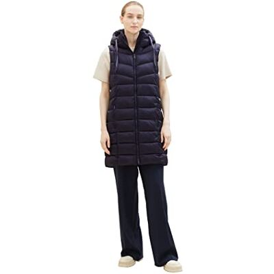 1037486 TOM TAILOR Damski kamizelka, 30025-Navy Midnight Blue, 3XL, 30025 – Navy Midnight Blue 1037486 TOM TAILOR Damski kamizelka, 30025-Navy Midnight Blue, 3XL, 30025 – Navy Midnight Blue