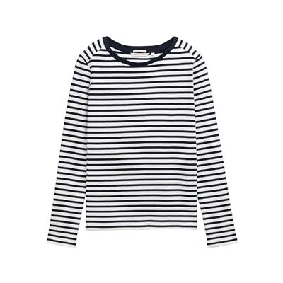 1043085 TOM TAILOR Denim Damska koszulka z długim rękawem, 25924 Navy White Stripe, M 1043085 TOM TAILOR Denim Damska koszulka z długim rękawem, 25924 Navy White Stripe, M