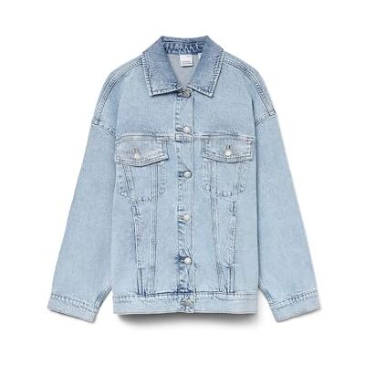 10329868-4753707 VERO MODA Vmtessa Ls Oversize Denim Jacket Ga Noos, jasnoniebieski (light blue denim), L 10329868-4753707 VERO MODA Vmtessa Ls Oversize Denim Jacket Ga Noos, jasnoniebieski (light blue denim), L