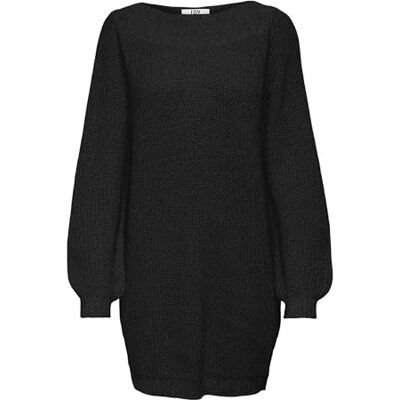 15234103 JdY JDYWHITNEY Megan L/S sukienka łódź KNT NOOS, Czarny/szczegóły: w Black Ply, XXS 15234103 JdY JDYWHITNEY Megan L/S sukienka łódź KNT NOOS, Czarny/szczegóły: w Black Ply, XXS