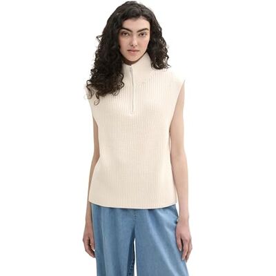 1044666 TOM TAILOR Denim Sweter damski, 10348 Gardenia White, XXL 1044666 TOM TAILOR Denim Sweter damski, 10348 Gardenia White, XXL