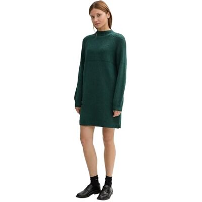 1043984 TOM TAILOR Denim Sukienka damska, 10592 Midnight Forest Green Mélange, XXL 1043984 TOM TAILOR Denim Sukienka damska, 10592 Midnight Forest Green Mélange, XXL