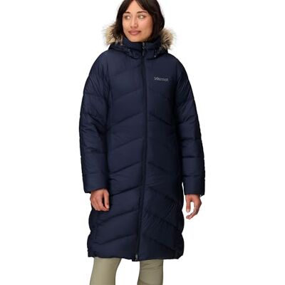 M15839-2632 Marmot Kobiety Wm's Montreaux Coat, Lekka Kurtka Puchowa, Sprężystość Puchu 700 Fp, Ciepła Parka, Stylowy Płaszcz Zimowy, Wodoodporny, Wiatroszczelny, Midnight Navy, m M15839-2632 Marmot Kobiety Wm's Montreaux Coat, Lekka Kurtka Puchowa, Sprężystość Puchu 700 Fp, Ciepła Parka, Stylowy Płaszcz Zimowy, Wodoodporny, Wiatroszczelny, Midnight Navy, m