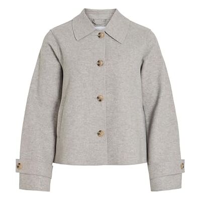 14111939-4905562 Vila Vijuice L/S Short Jacket-Noos krótka kurtka, jasnoszara melanżowa, numeryczna_34 damska, Jasnoszary wrzosowy, numeric_34 14111939-4905562 Vila Vijuice L/S Short Jacket-Noos krótka kurtka, jasnoszara melanżowa, numeryczna_34 damska, Jasnoszary wrzosowy, numeric_34