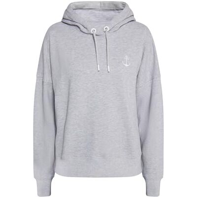 35428808-EI01 Eissegler Damska bluza z kapturem oversize , szary melanż, XXL, szary melanż, XXL 35428808-EI01 Eissegler Damska bluza z kapturem oversize , szary melanż, XXL, szary melanż, XXL
