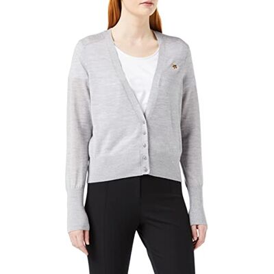 256847 Ted Baker Damski sweter WMK-AIYLEEN-Merino Low V Cardi kardigan sweter, szary-Marl, 5 (UK40) 256847 Ted Baker Damski sweter WMK-AIYLEEN-Merino Low V Cardi kardigan sweter, szary-Marl, 5 (UK40)