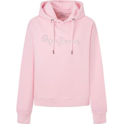 PL581440 Pepe Jeans Damska bluza z kapturem Lana, różowa (różowa), XS, Różowy (różowy), XS PL581440 Pepe Jeans Damska bluza z kapturem Lana, różowa (różowa), XS, Różowy (różowy), XS