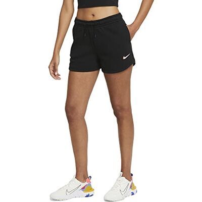 DJ4129 Nike Damskie szorty W NSW Essntl Print, czarny, XL DJ4129 Nike Damskie szorty W NSW Essntl Print, czarny, XL