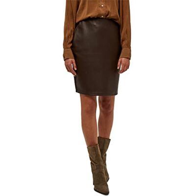 PC1353-5661-L Peppercorn Damska spódnica linette pu, 5661 łupkowy brąz, L PC1353-5661-L Peppercorn Damska spódnica linette pu, 5661 łupkowy brąz, L