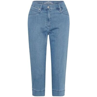 14-6308_10922620 Raphaela by Brax Damskie dżinsy Caren Capri S, Light Denim, Comfort Plus, biały, 32W / 30L 14-6308_10922620 Raphaela by Brax Damskie dżinsy Caren Capri S, Light Denim, Comfort Plus, biały, 32W / 30L