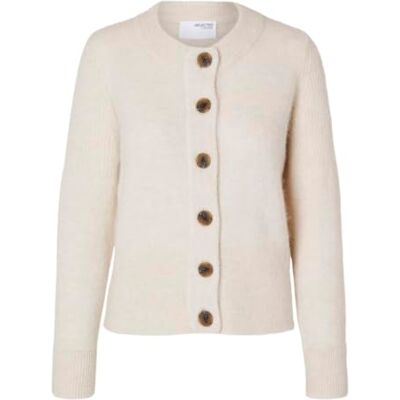 16094281 SELECTED FEMME SLFSIA RAS LS KNIT CARDIGAN NOOS, Birch/szczegóły: melanż, XXL 16094281 SELECTED FEMME SLFSIA RAS LS KNIT CARDIGAN NOOS, Birch/szczegóły: melanż, XXL
